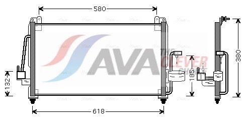 Радіатор кондиціонера AVA QUALITY COOLING DW5040 - zapix