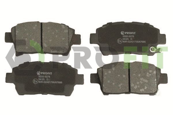 Гальмівні колодки дискові PROFIT 50005078 - zapix