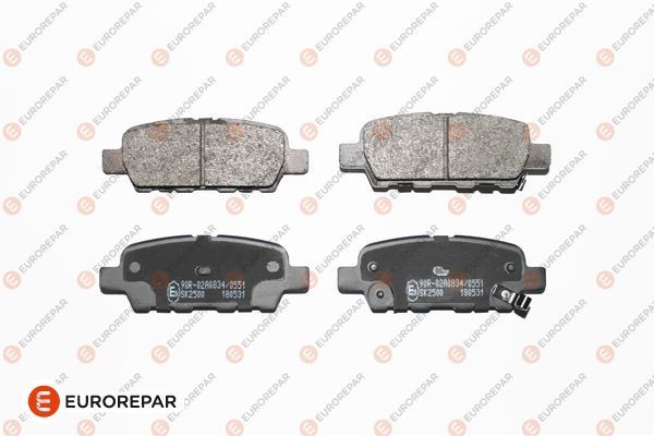 Тормозные колодки дисковые EUROREPAR 1639378380