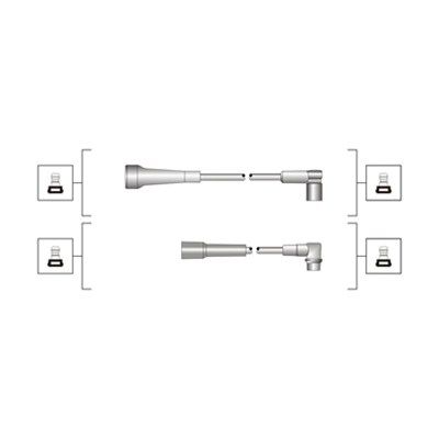 Кабелі запалювання MAGNETI MARELLI 941319170051 - zapix