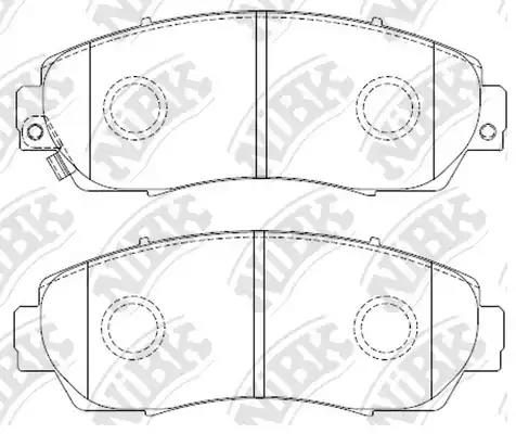 Гальмівні колодки дискові NIBK PN8802 - zapix