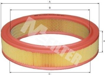 Повітряний фільтр MFILTER A123 - zapix