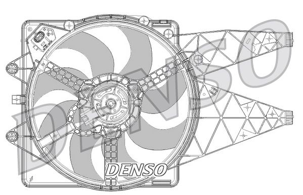 Вентилятор системи охолодження DENSO DER09094 - zapix