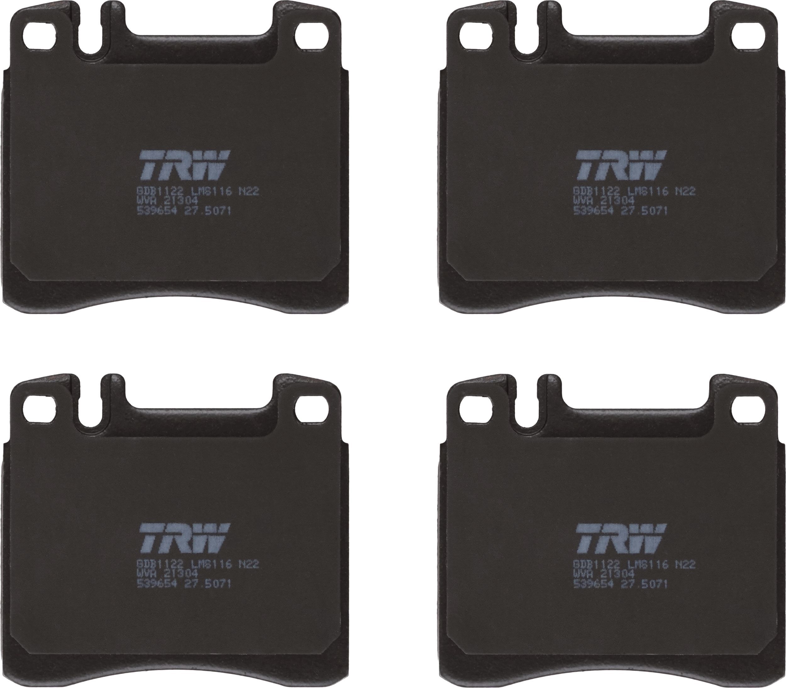 Гальмівні колодки дискові TRW GDB1122 - zapix