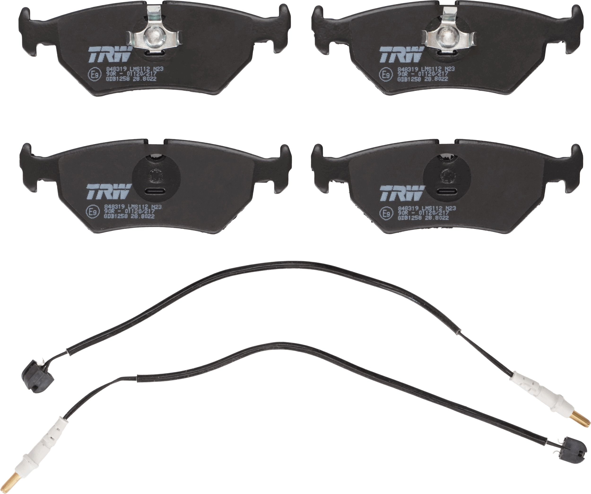 Гальмівні колодки дискові TRW GDB1258 - zapix