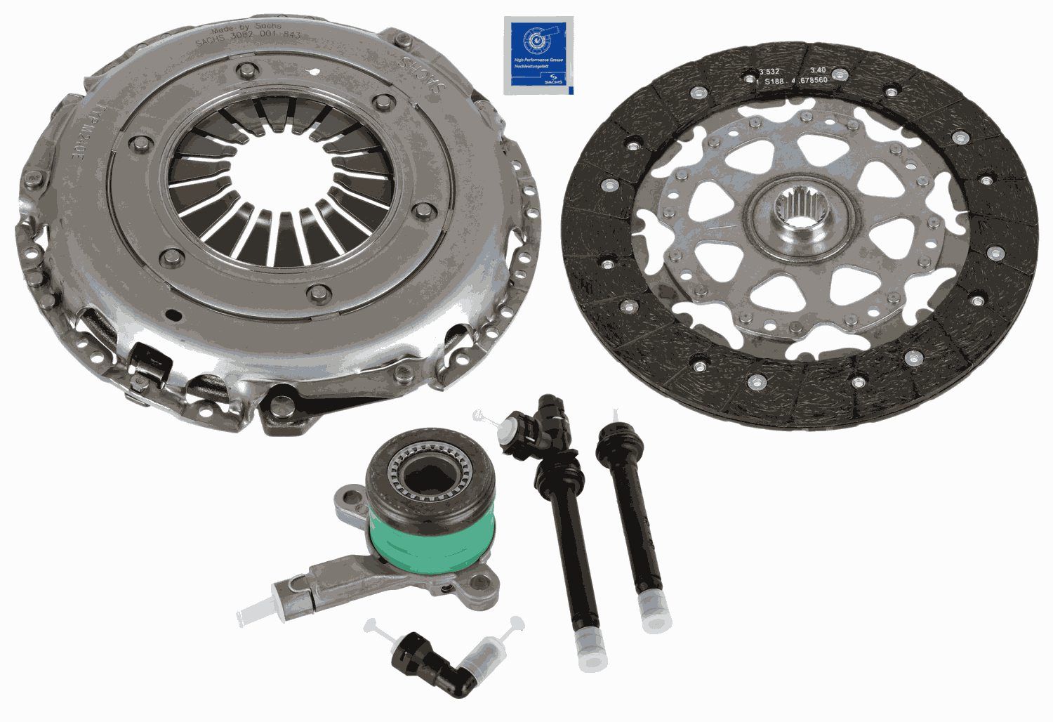 Комплект зчеплення SACHS 3000990393 - zapix