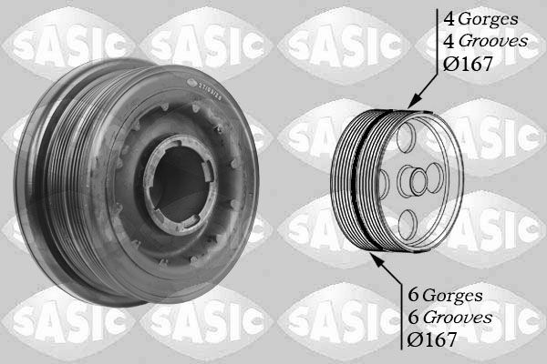 Шків колінвалу SASIC 2156034 - zapix