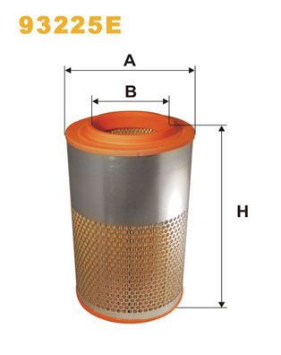 Повітряний фільтр WIX FILTERS 93225E - zapix