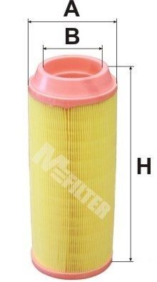Повітряний фільтр MFILTER A1014 - zapix