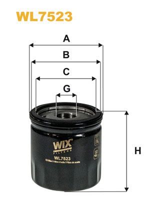 Оливний фільтр WIX FILTERS WL7523