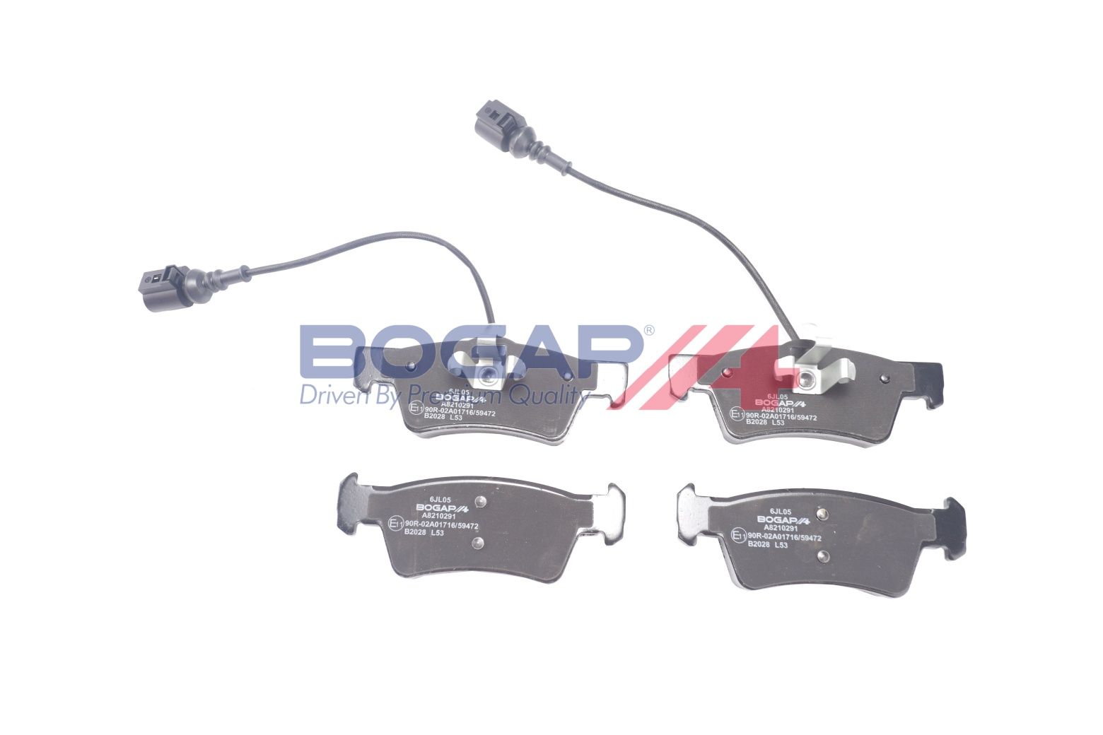 Гальмівні колодки дискові BOGAP A8210291 - zapix