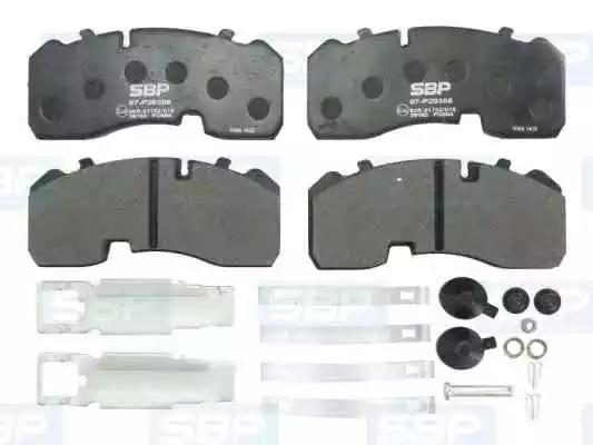Гальмівні колодки дискові SBP 07P29306 - zapix