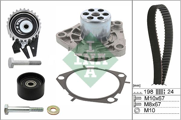 Комплект ременя ГРМ SCHAEFFLER INA 530062630 - zapix