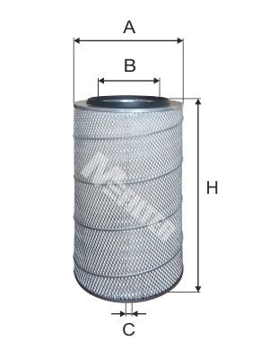 Повітряний фільтр MFILTER A154 - zapix