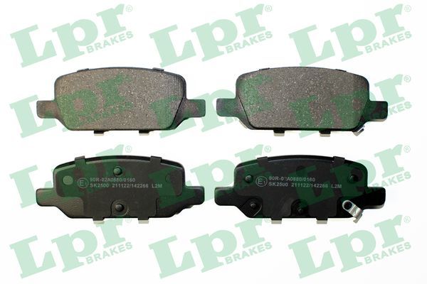 Гальмівні колодки дискові LPR 05P2266 - zapix
