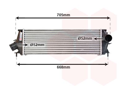 Интеркулер VAN WEZEL 43004456