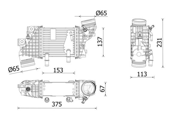 Інтеркулер MAHLE CI663000P - zapix