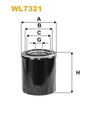 Оливний фільтр WIX FILTERS WL7321