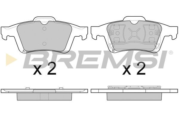Гальмівні колодки дискові BREMSI BP3091