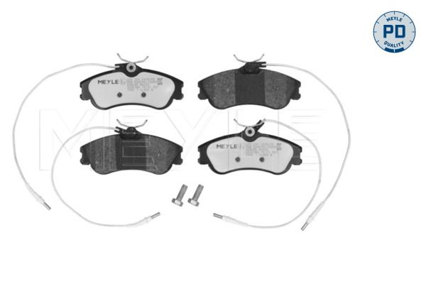 Гальмівні колодки дискові MEYLE 0252312419PD - zapix