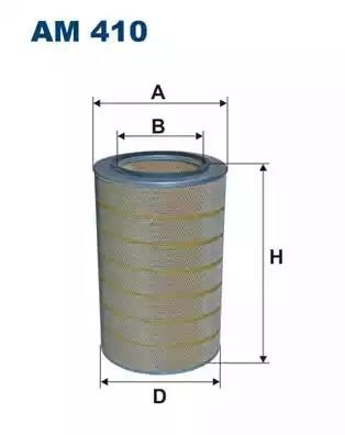 Повітряний фільтр FILTRON AM410 - zapix