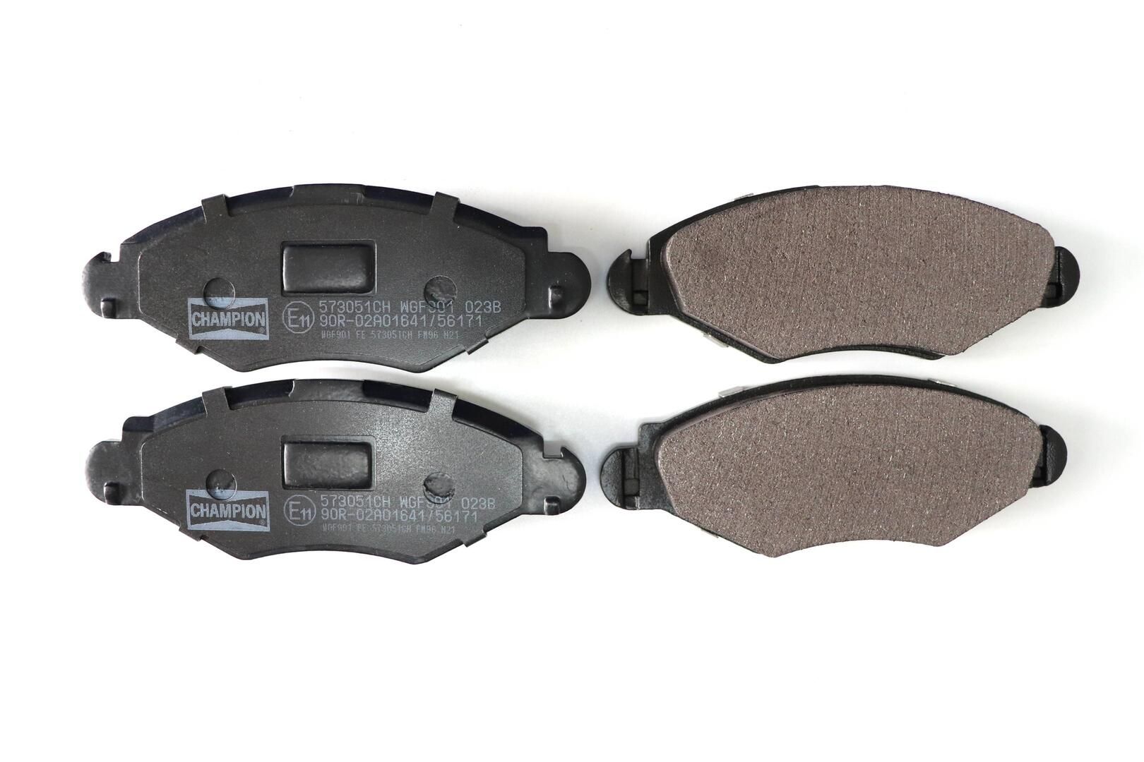 Гальмівні колодки дискові CHAMPION 573051CH - zapix