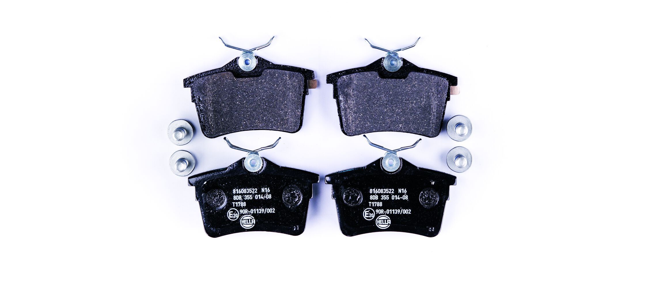 Гальмівні колодки дискові HELLA 8DB355014081 - zapix