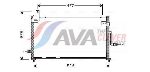 Радіатор кондиціонера AVA QUALITY COOLING DW5044 - zapix