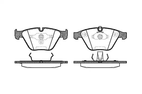 Гальмівні колодки дискові WOKING P957300 - zapix