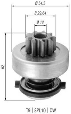 Бендикс стартера MAGNETI MARELLI 940113020377 - zapix