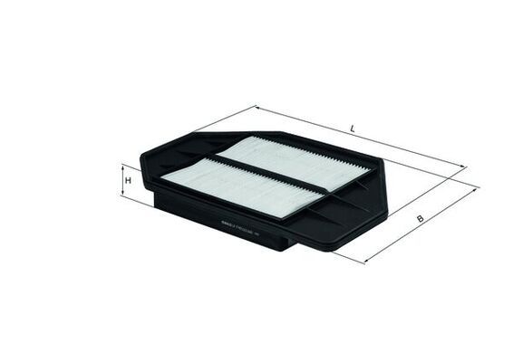 Повітряний фільтр MAHLE LX1742 - zapix