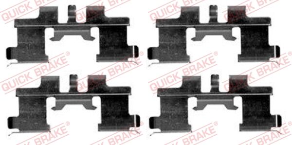 Приладдя / деталі гальмівних колодок QUICK BRAKE 1091677 - zapix