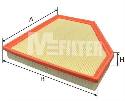 Повітряний фільтр MFILTER K7186 - zapix