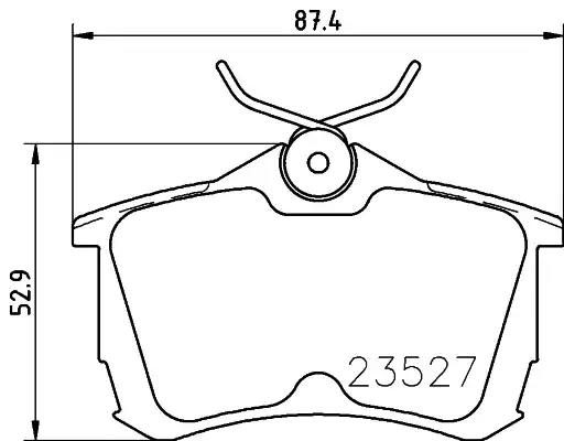Гальмівні колодки дискові NISSHINBO NP8029 - zapix