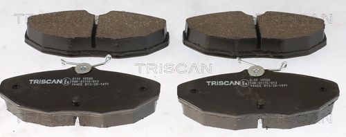 Гальмівні колодки дискові TRISCAN 811010580 - zapix