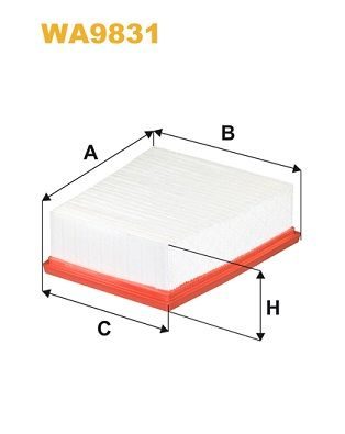 Повітряний фільтр WIX FILTERS WA9831 - zapix