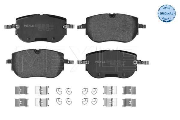 Гальмівні колодки дискові MEYLE 0252641616 - zapix
