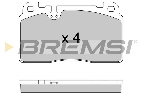 Гальмівні колодки дискові BREMSI BP3592
