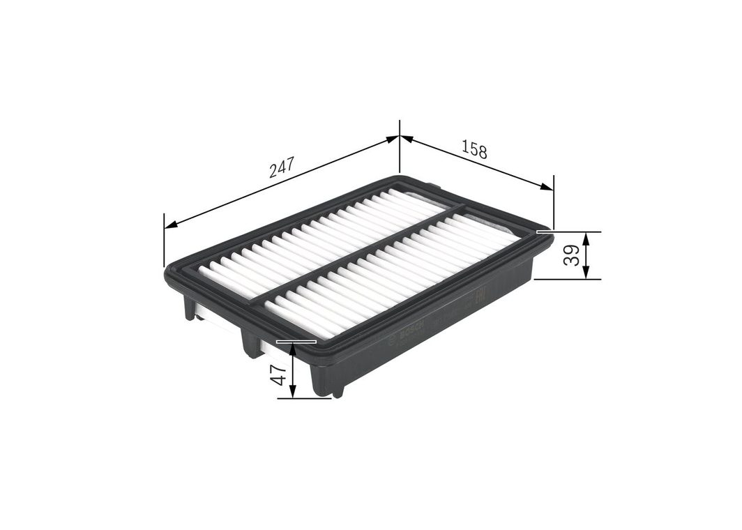 Повітряний фільтр BOSCH F026400439 - zapix
