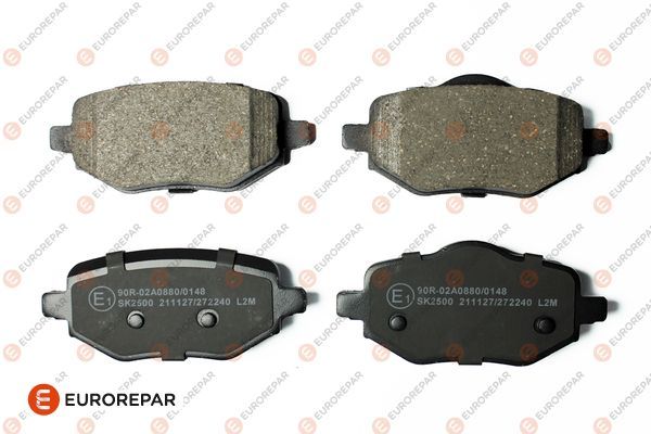 Гальмівні колодки дискові EUROREPAR 1689800380 - zapix