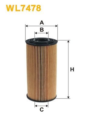 Оливний фільтр WIX FILTERS WL7478
