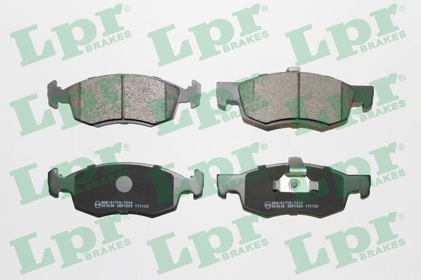 Тормозные колодки дисковые LPR 05P1654