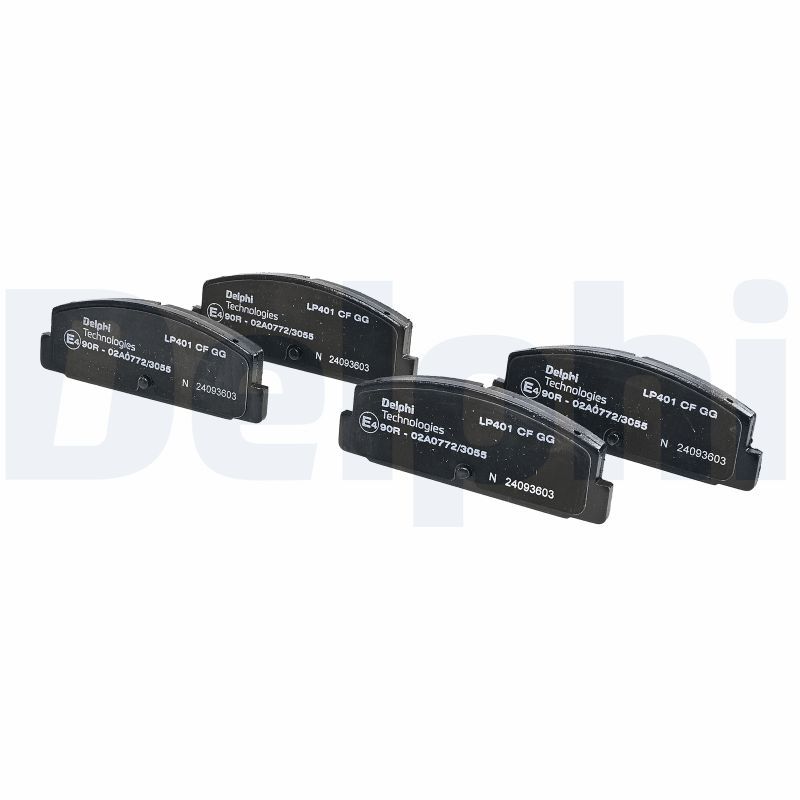 Гальмівні колодки дискові DELPHI LP401 - zapix
