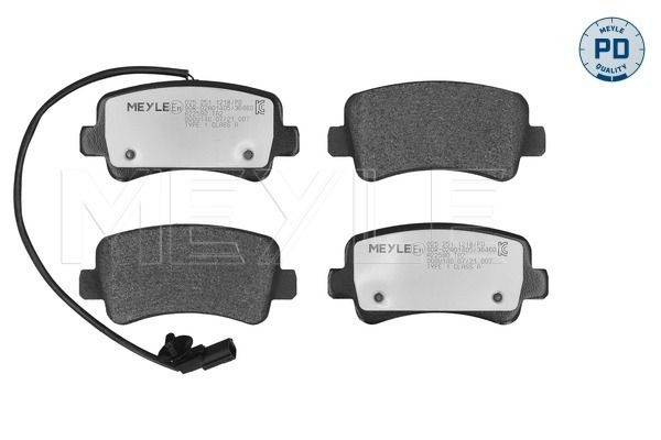 Гальмівні колодки дискові MEYLE 0252511218PD - zapix