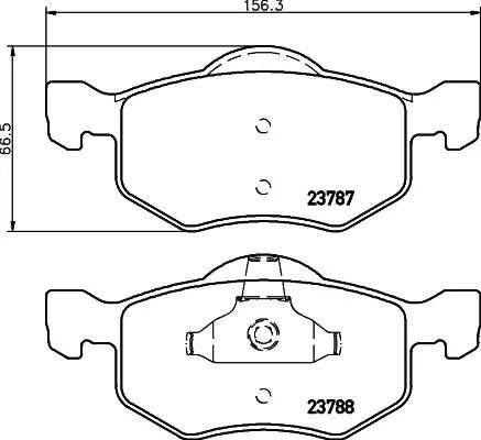 Гальмівні колодки дискові NISSHINBO NP5028 - zapix