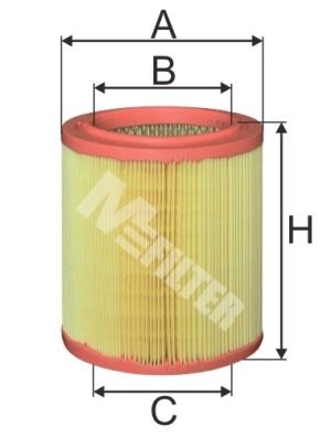 Повітряний фільтр MFILTER A396 - zapix