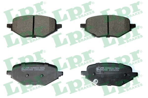 Гальмівні колодки дискові LPR 05P2351 - zapix