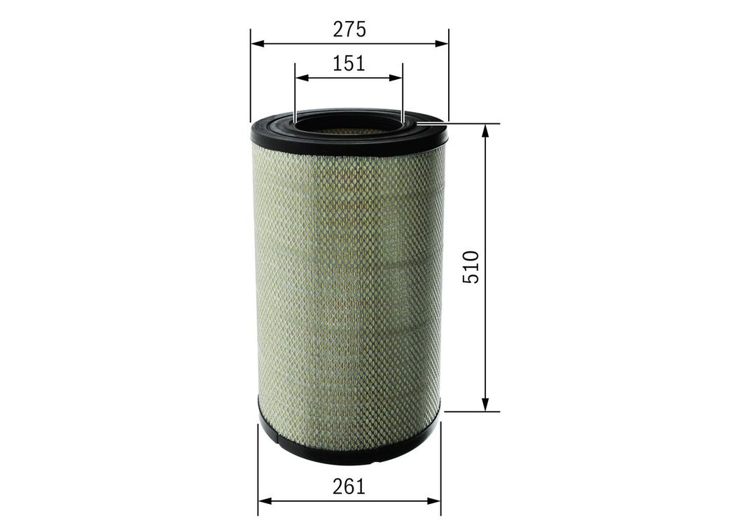 Повітряний фільтр BOSCH F026400678 - zapix