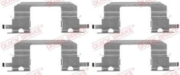 Приладдя / деталі гальмівних колодок QUICK BRAKE 1091672 - zapix