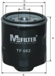 Оливний фільтр MFILTER TF662 - zapix